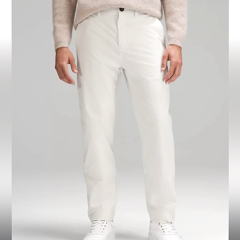 lulu-lemon Mens Relaxed-Tapered Smooth Twill Trouser - 36